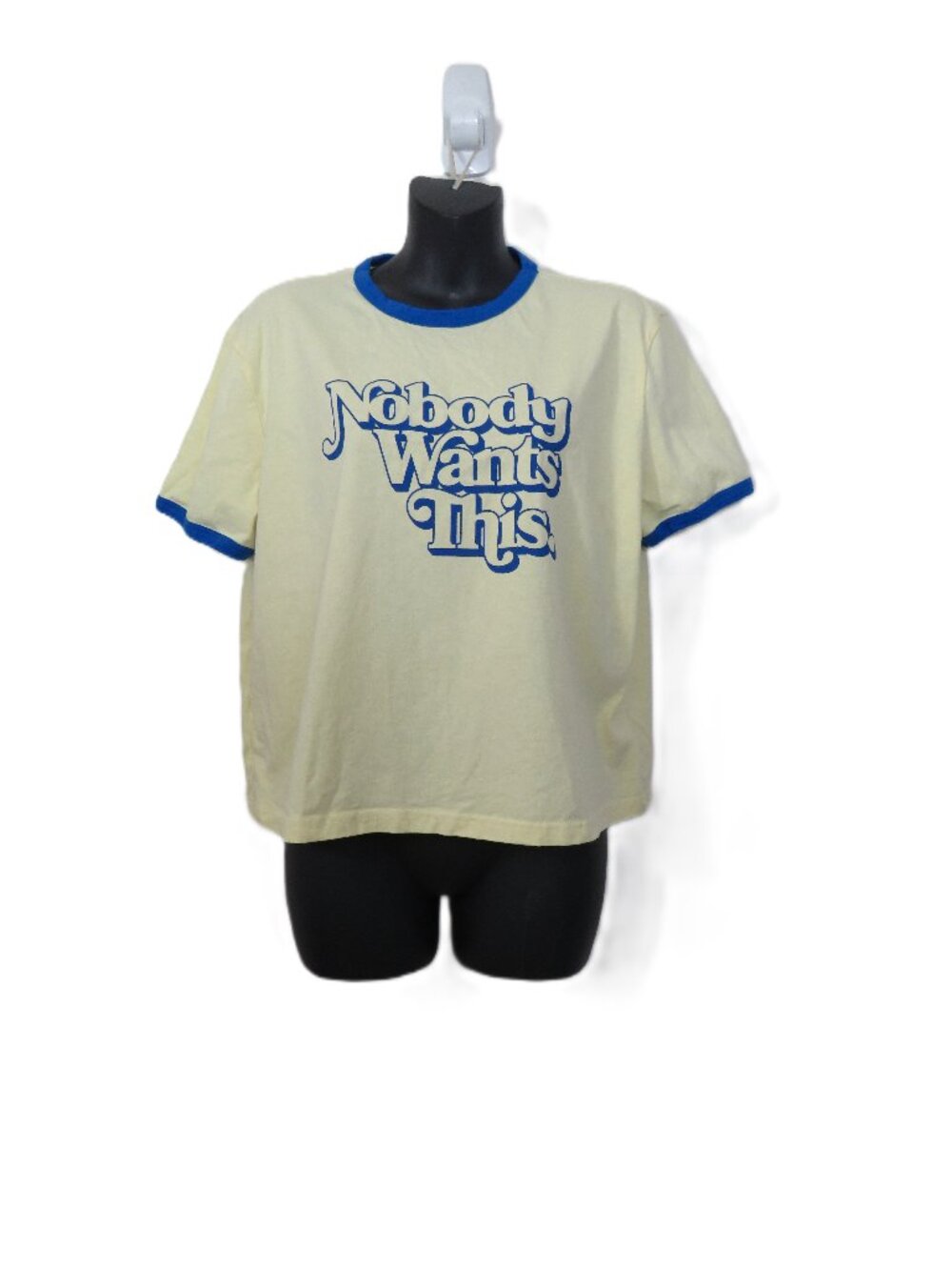 Favorite Daughter Nobody Wants This Ringer Tee Sz Large Adam Brody Kristen Bell